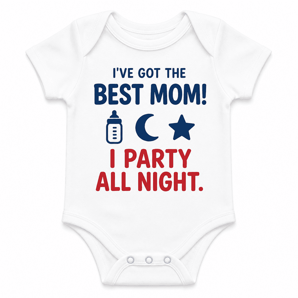 Best Mom Party - Baby Bodysuit