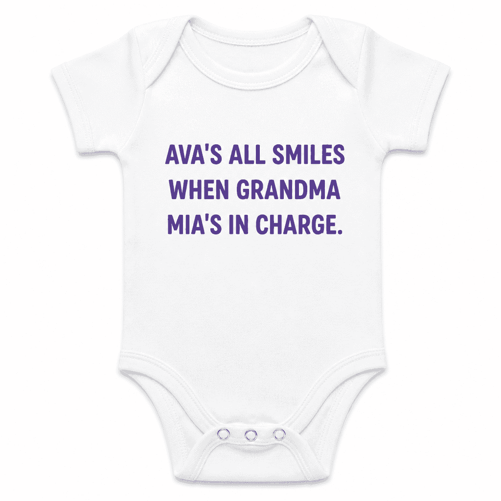 All Smiles In Charge - Baby Bodysuit