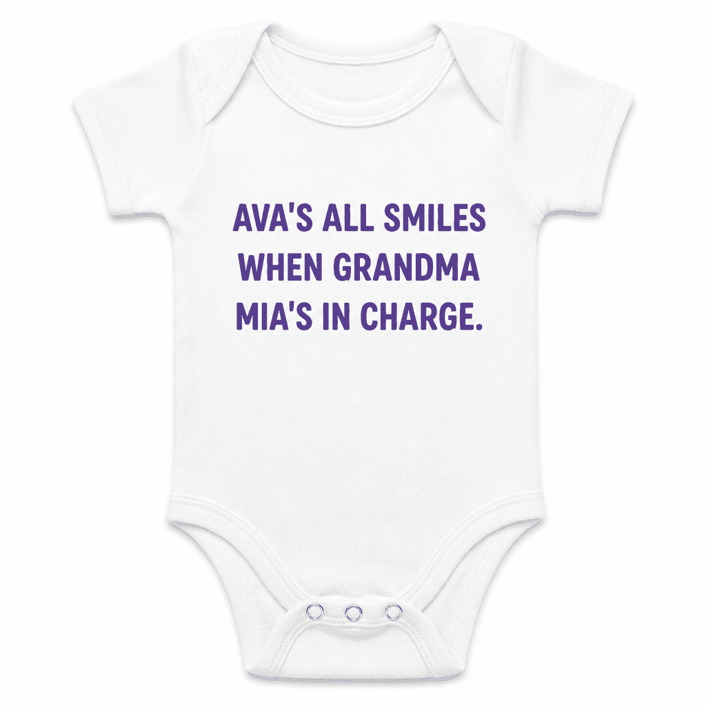 All Smiles In Charge - Baby Bodysuit