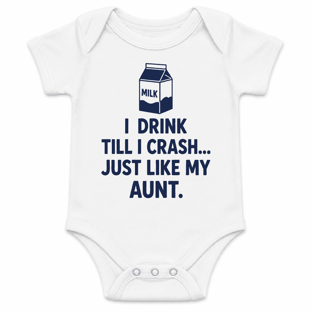 Drink Till I Crash - Baby Bodysuit