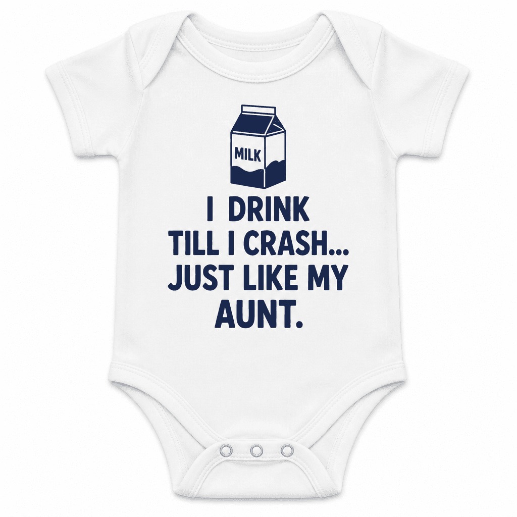 Drink Till I Crash - Baby Bodysuit
