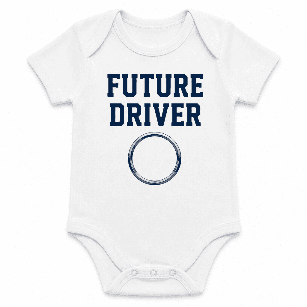 Future Driver with your car brand - Baby Bodysuit