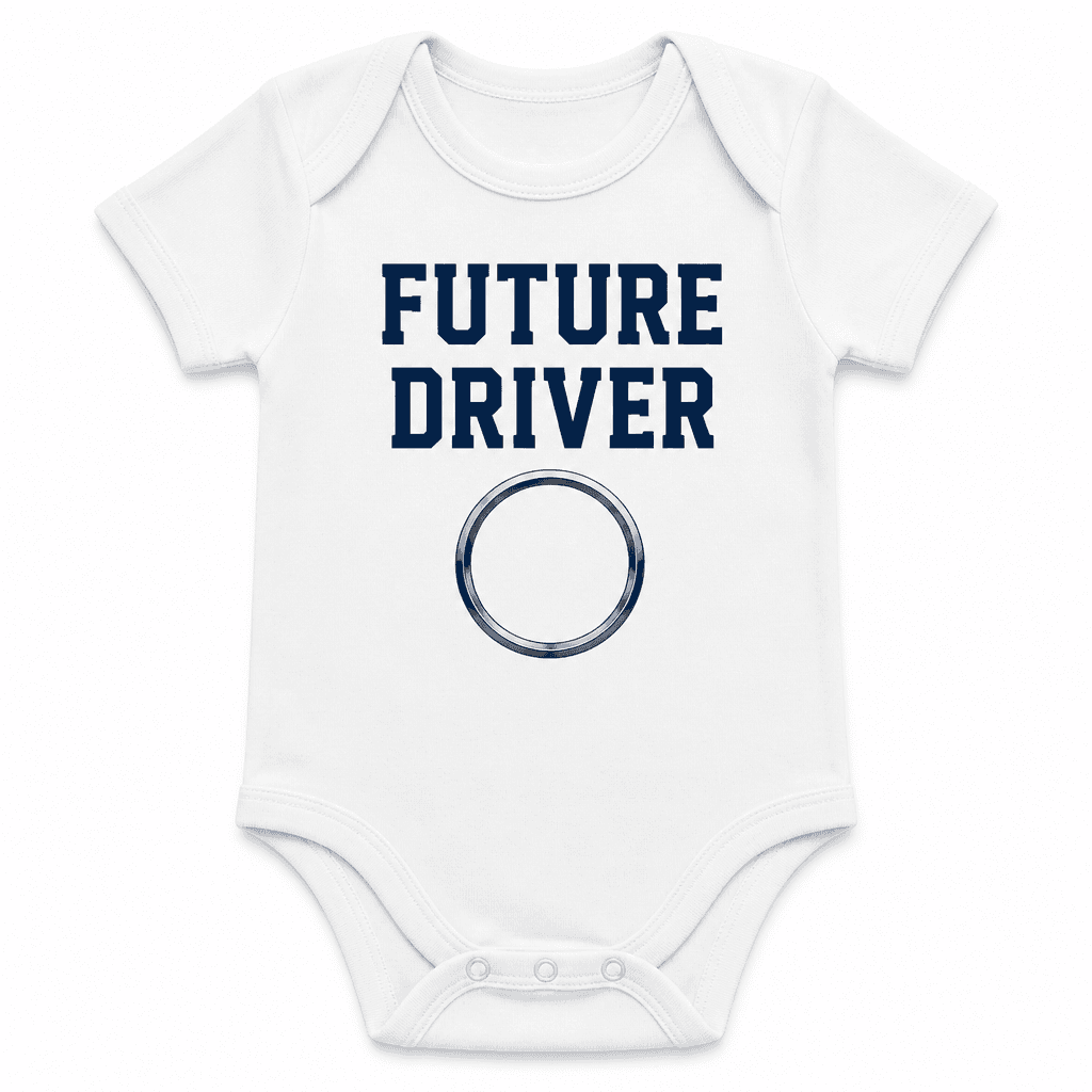Future Driver with your car brand - Baby Bodysuit