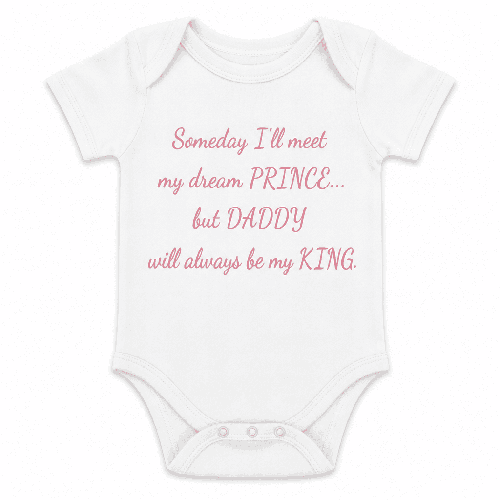 Dream PRINCE DADDY KING - Baby Bodysuit