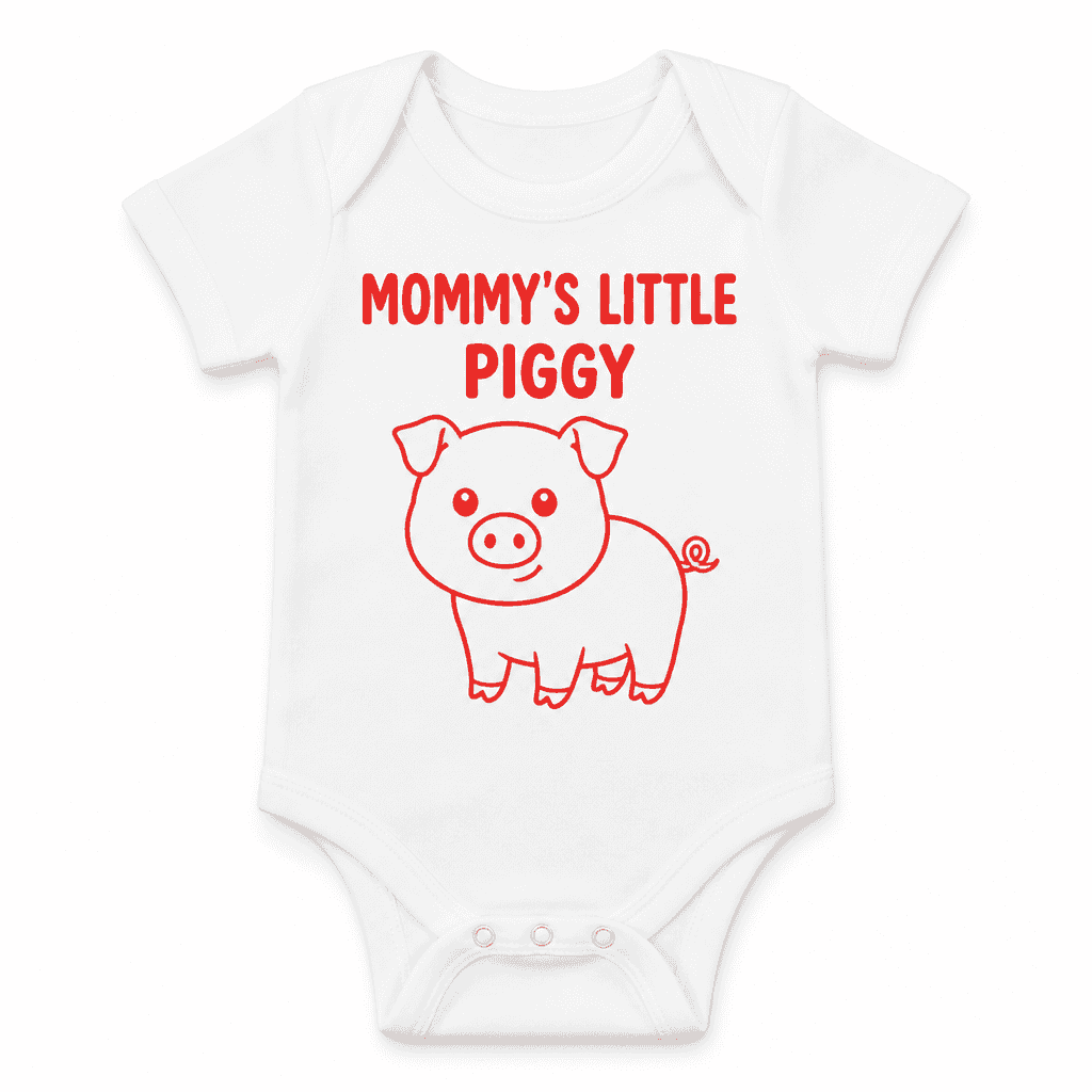 Mommy's Little Piggy - Baby Bodysuit