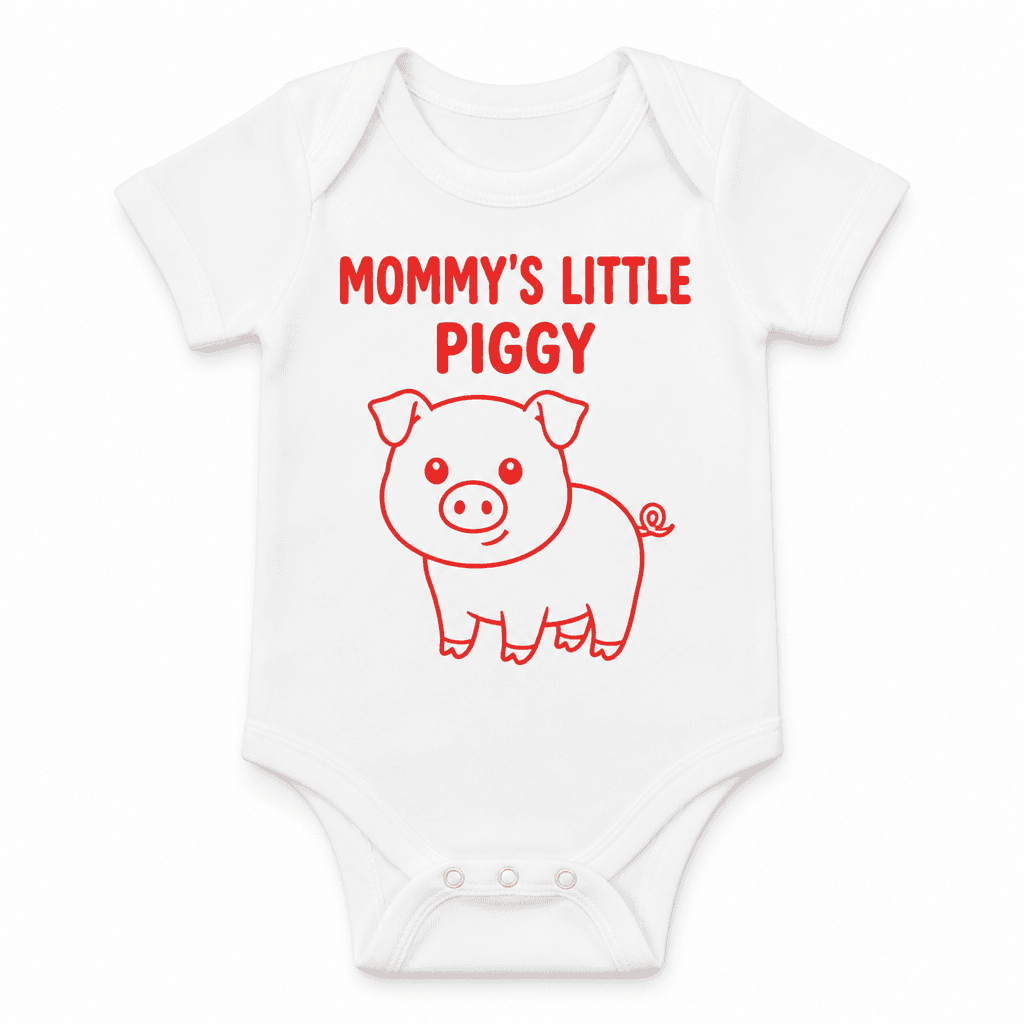 Mommy's Little Piggy - Baby Bodysuit
