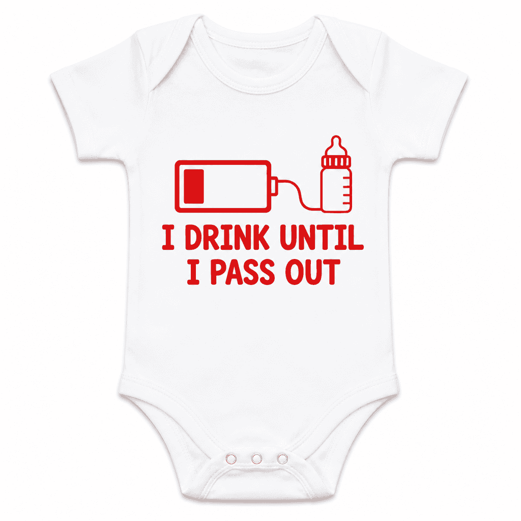 I DRINK UNTIL I PASS OUT - Baby Bodysuit