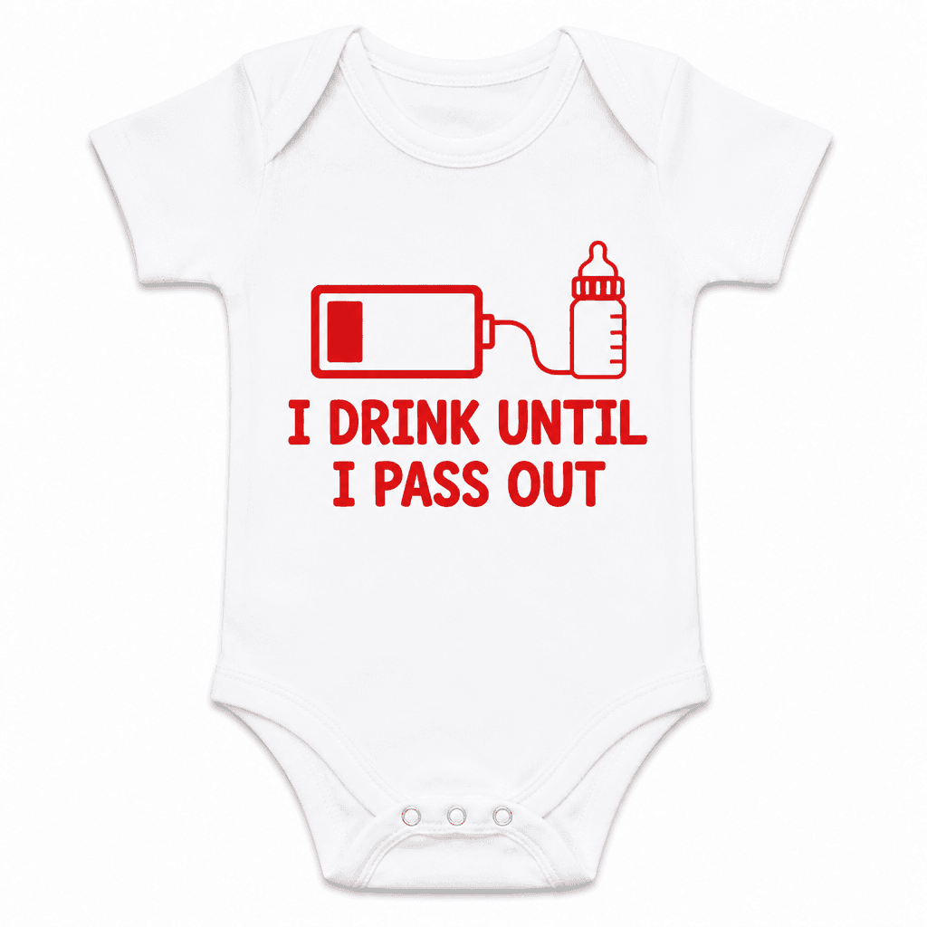 I DRINK UNTIL I PASS OUT - Baby Bodysuit