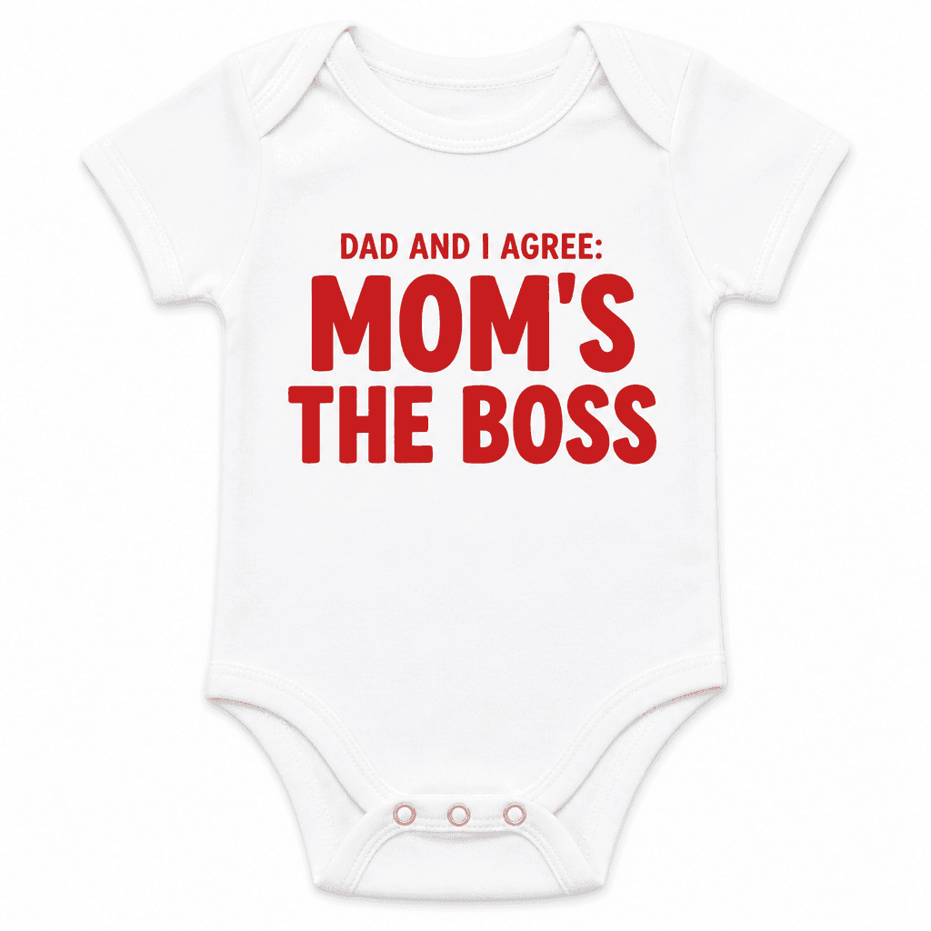 Mom's the Boss - Baby Bodysuit