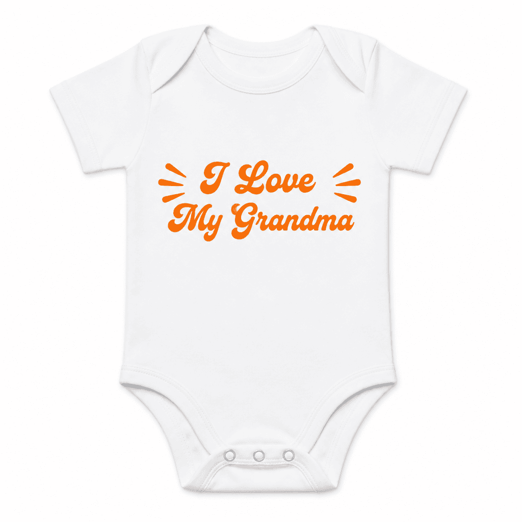 Funny Baby Bodysuit for Grandmas – I Love My Grandma