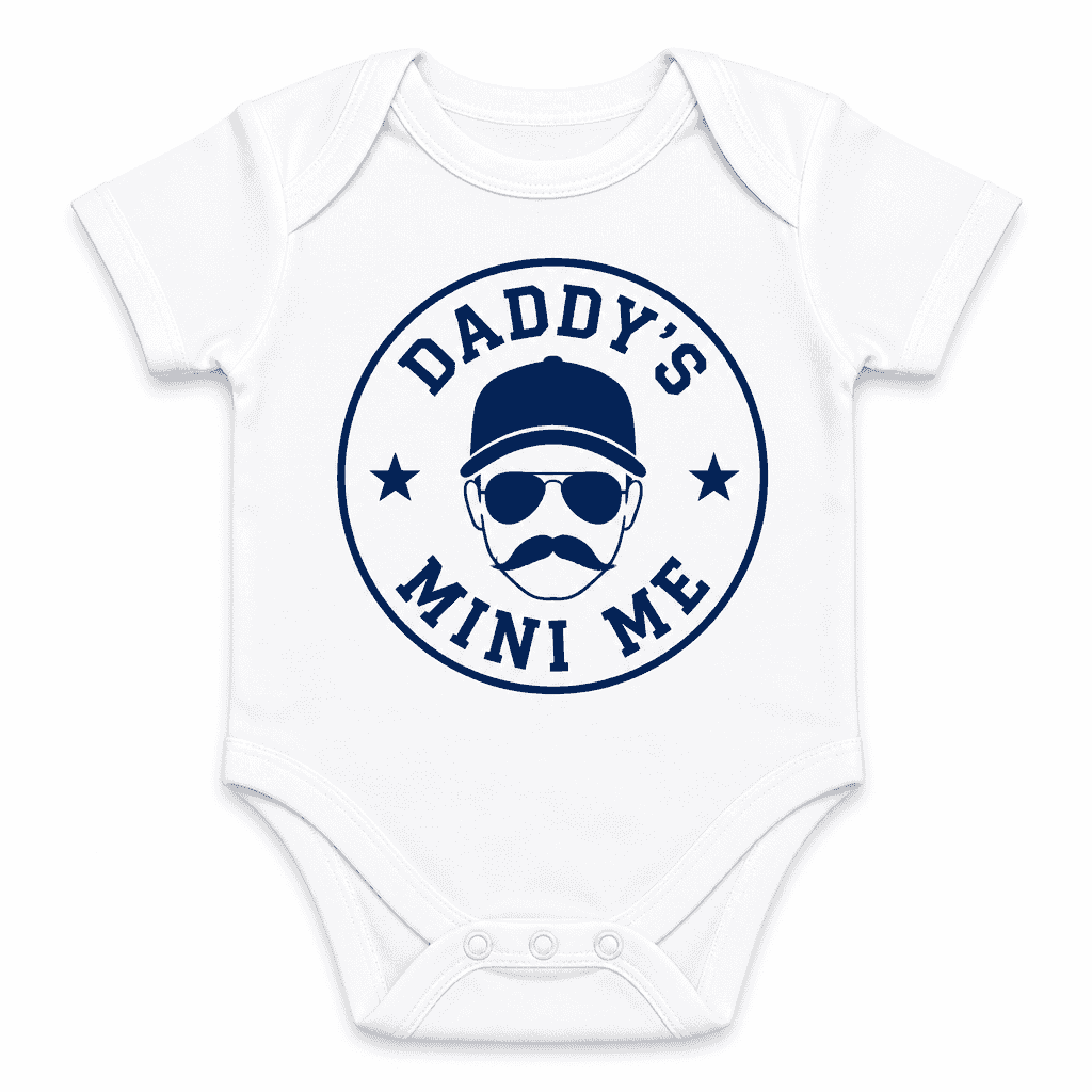 Funny Baby Bodysuit for Dads – Daddy's Mini Me