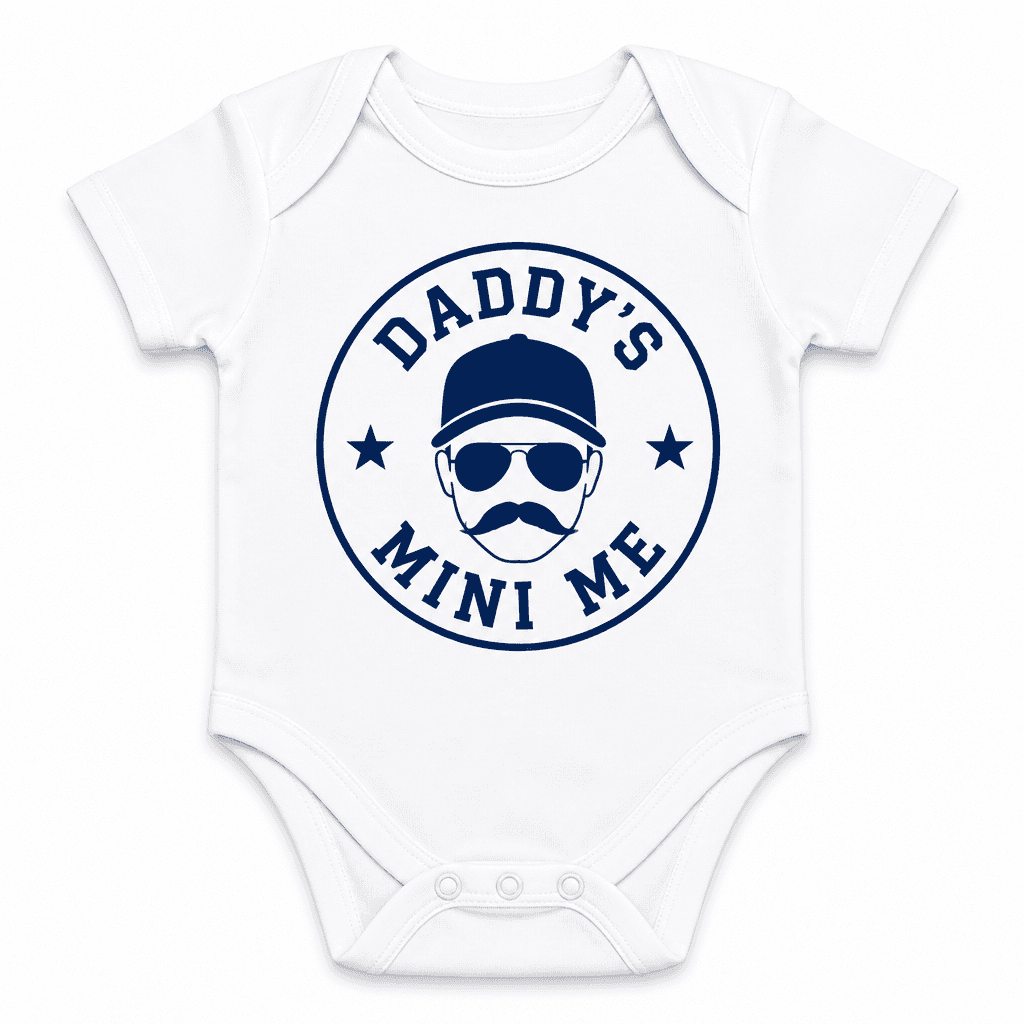 Funny Baby Bodysuit for Dads – Daddy's Mini Me