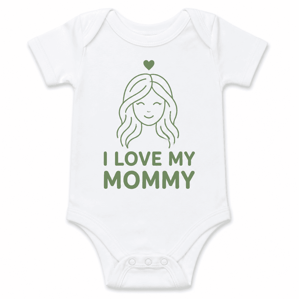 Funny Baby Bodysuit for Moms β I Love My Mommy