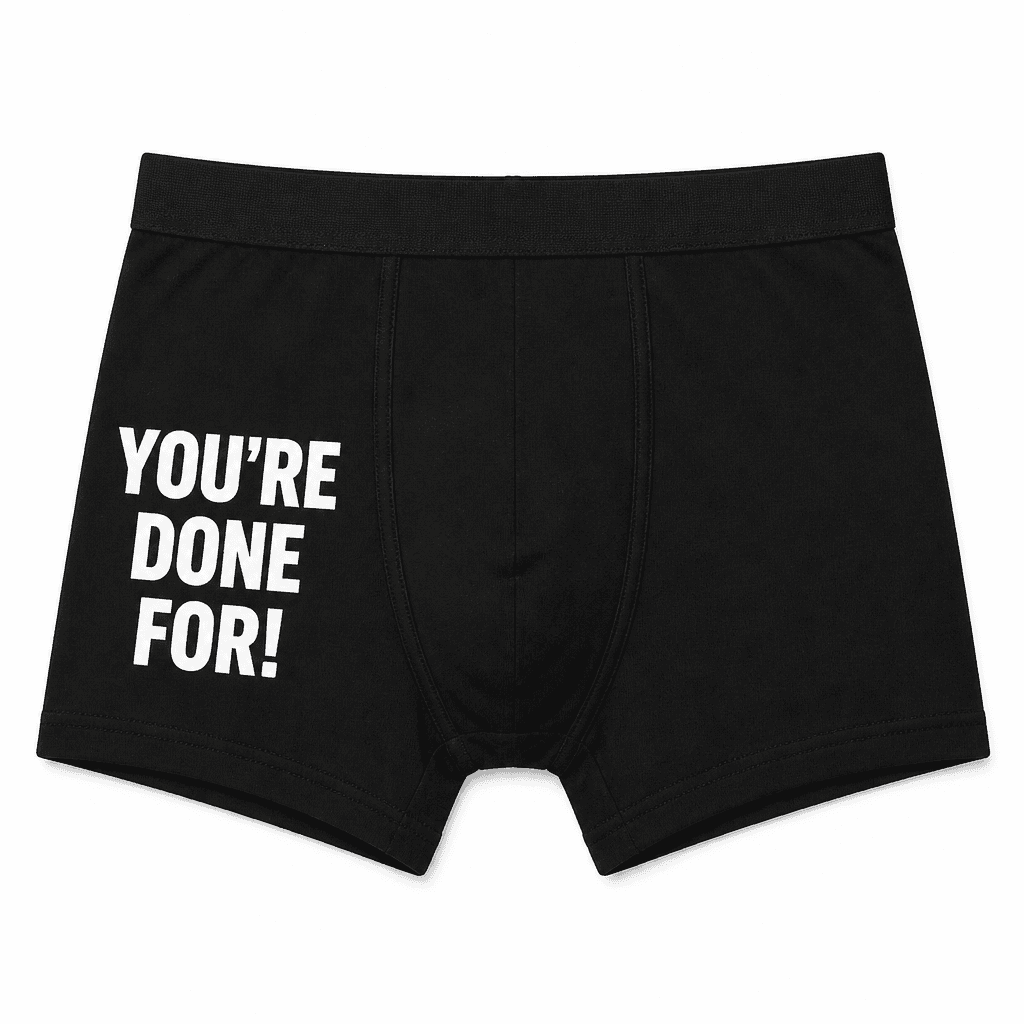 You're Done For - Boxer Shorts