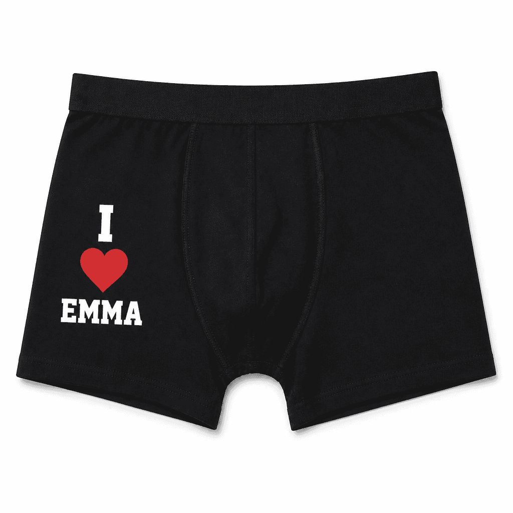 I ♥ – with your name - Underwear