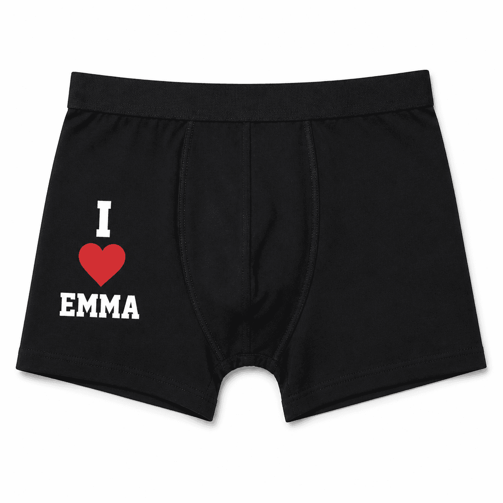 I ♥ – with your name - Underwear