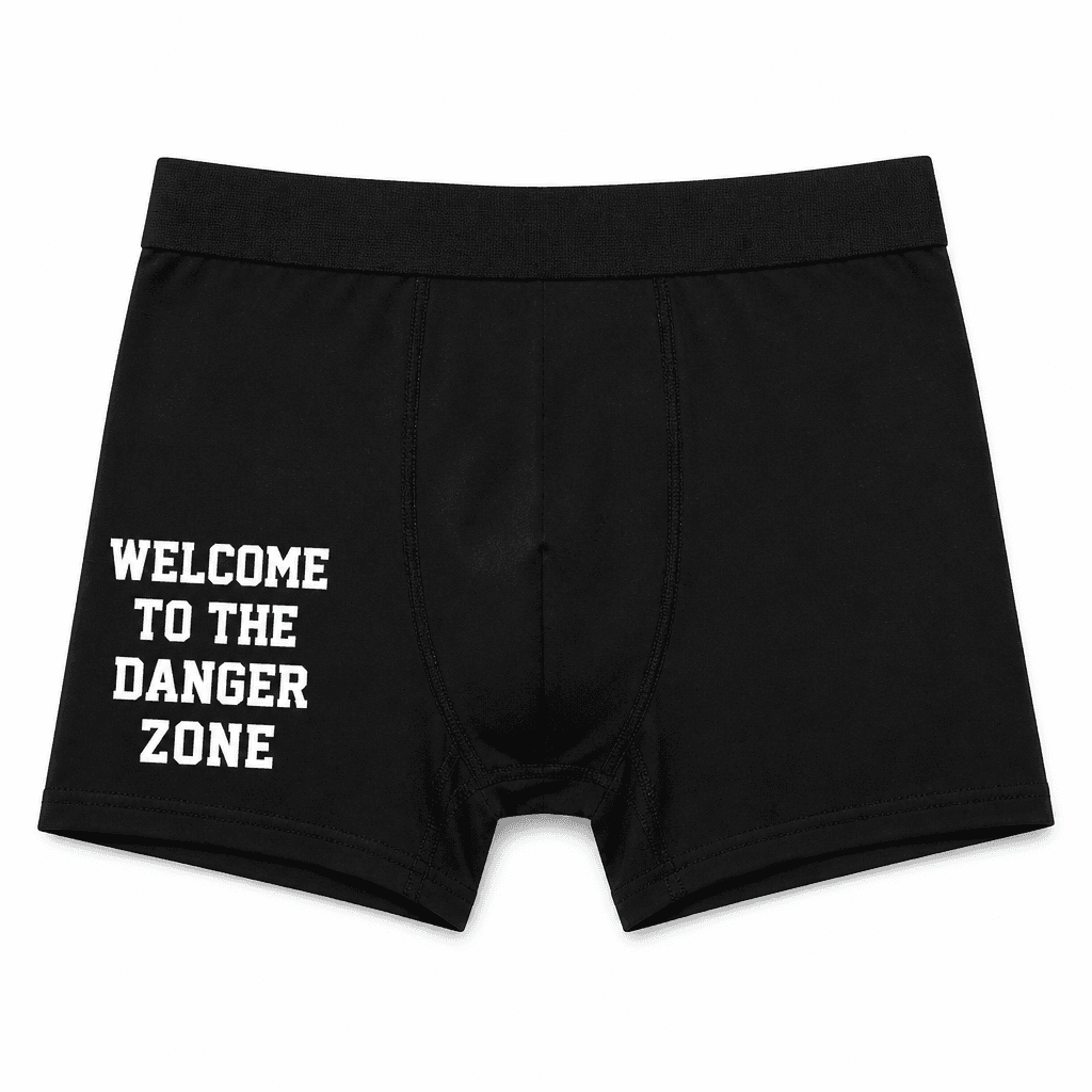 WELCOME TO THE DANGER ZONE - Men's Boxer Briefs