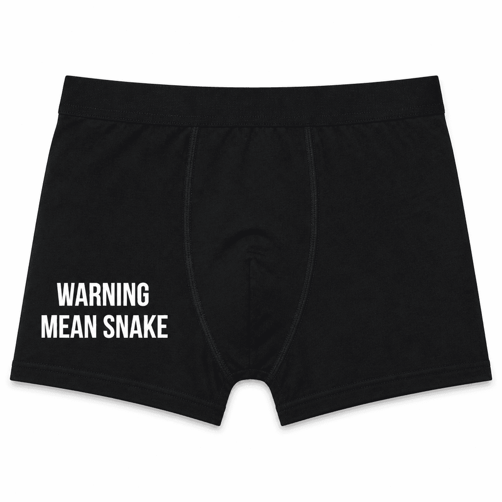 WARNING MEAN SNAKE - Boxers