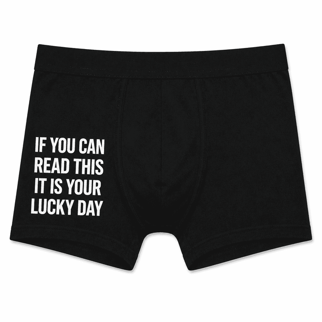 IF YOU CAN READ THIS IT IS YOUR LUCKY DAY - Men's Boxer Briefs
