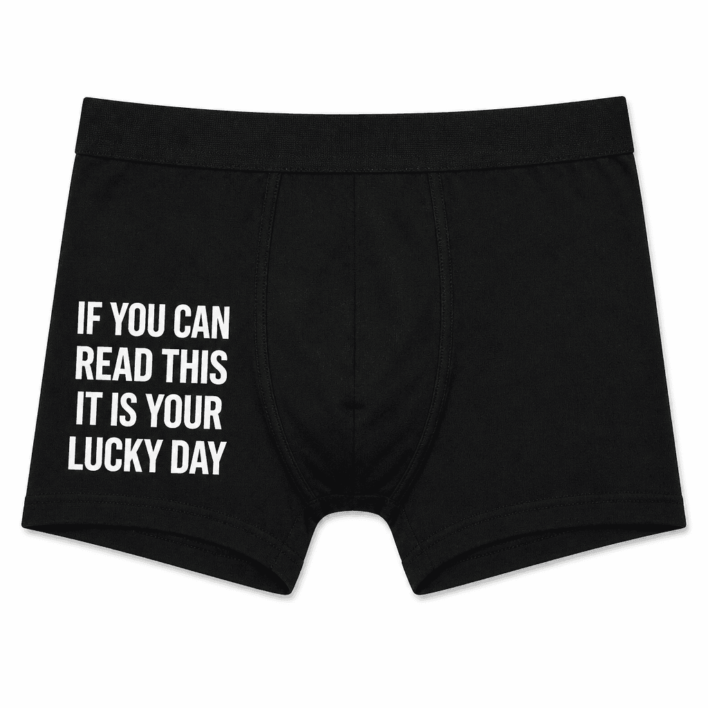 IF YOU CAN READ THIS IT IS YOUR LUCKY DAY - Men's Boxer Briefs