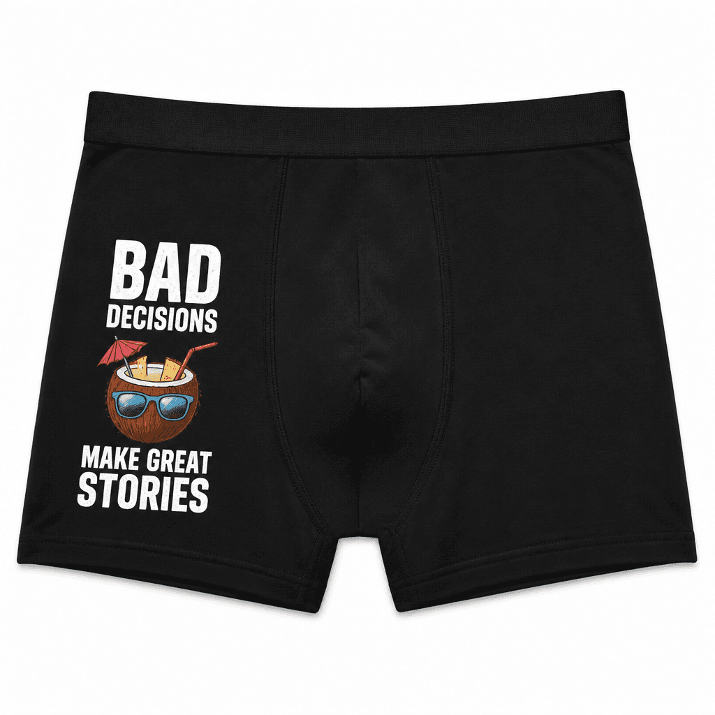 Bad Decisions Great Stories - Boxer Briefs