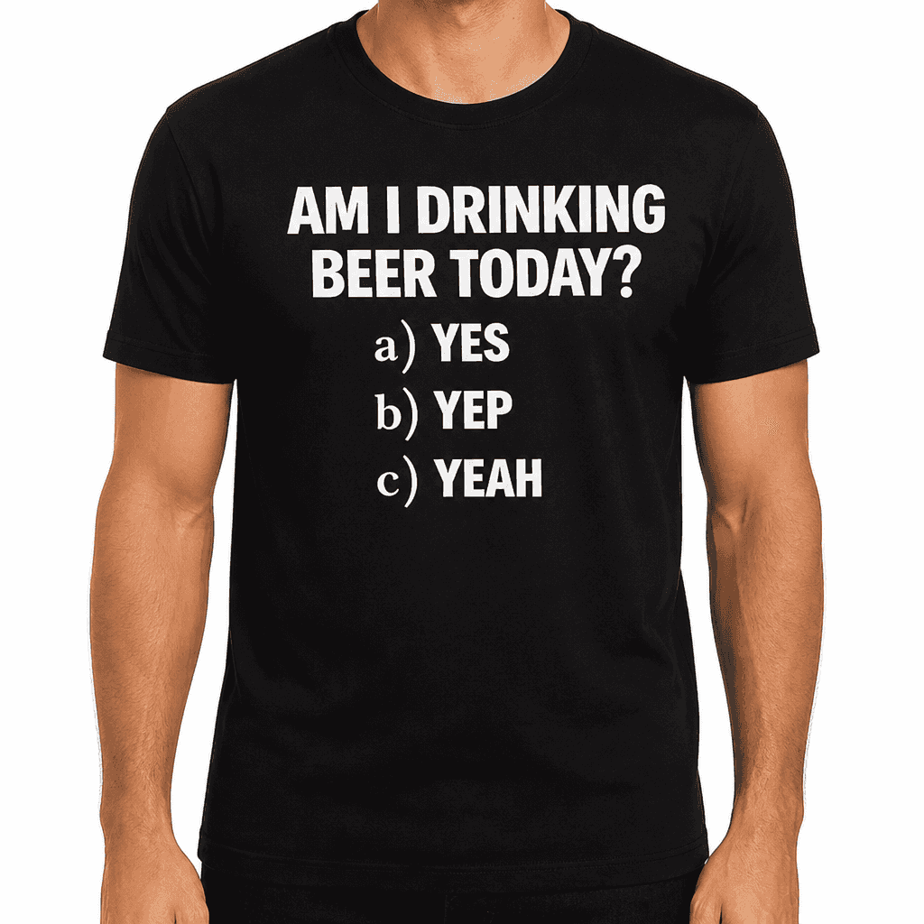 Drinking Beer Today - T-Shirt