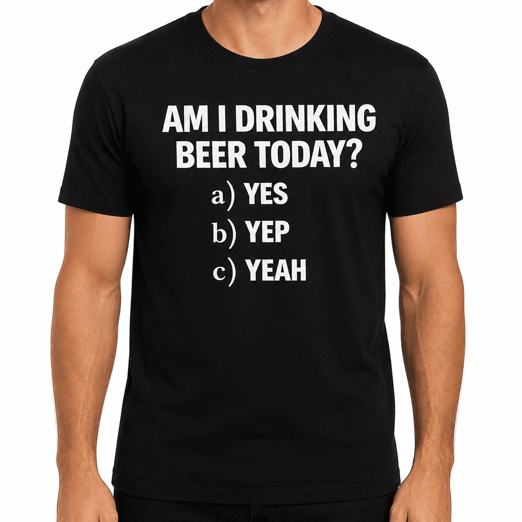 Drinking Beer Today - T-Shirt
