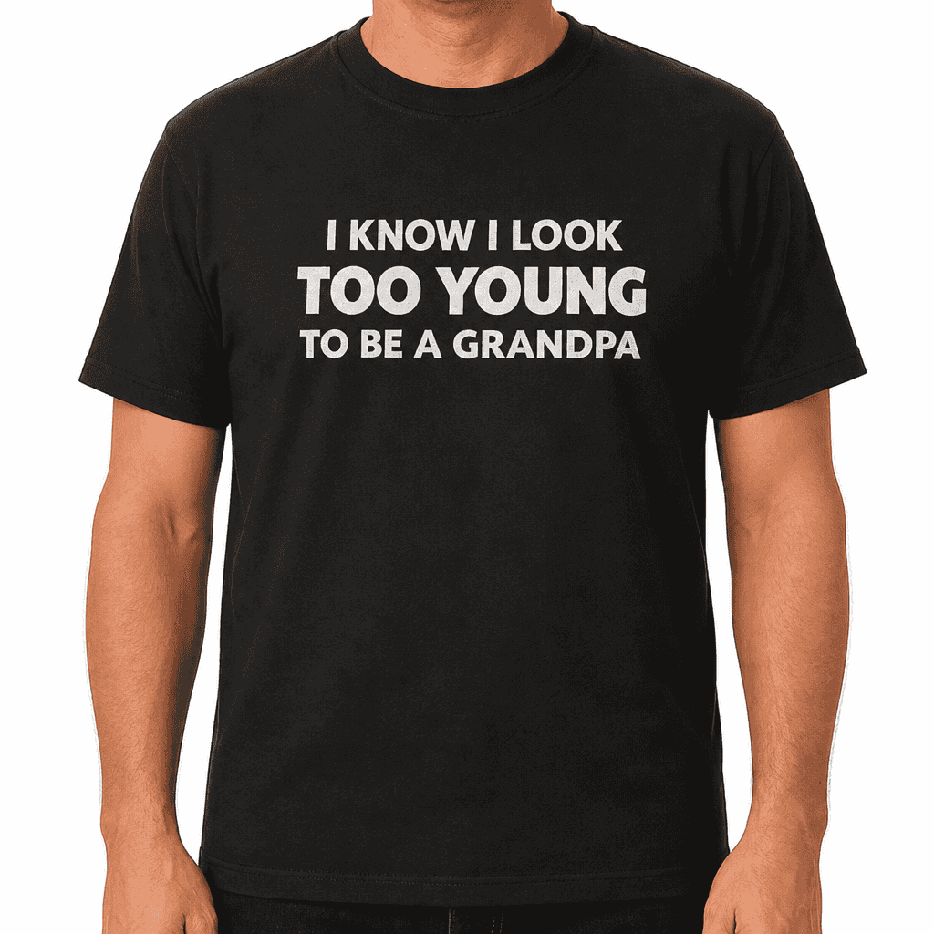 Look Too Young Grandpa - T-Shirt