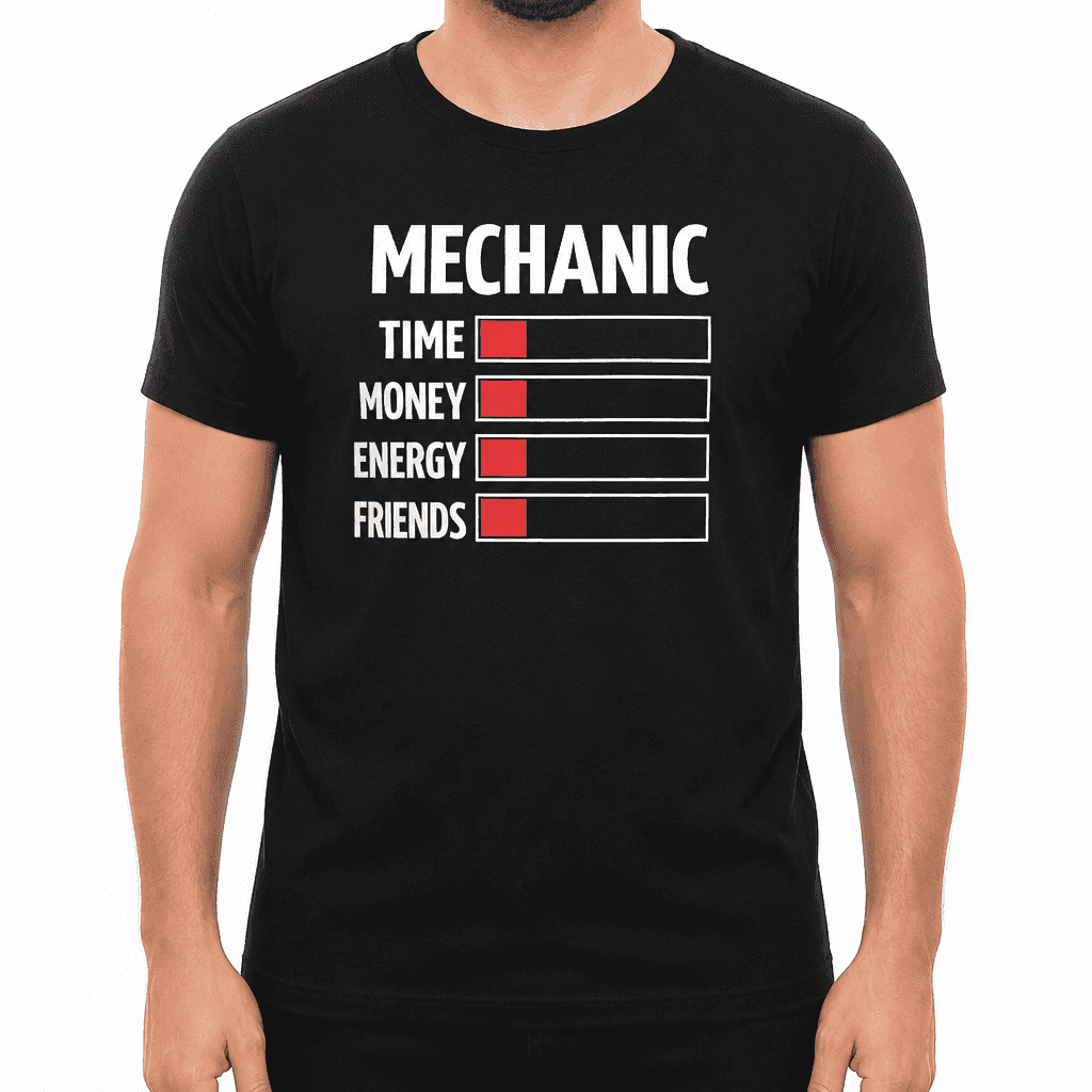 Mechanic Time Money - T-Shirt
