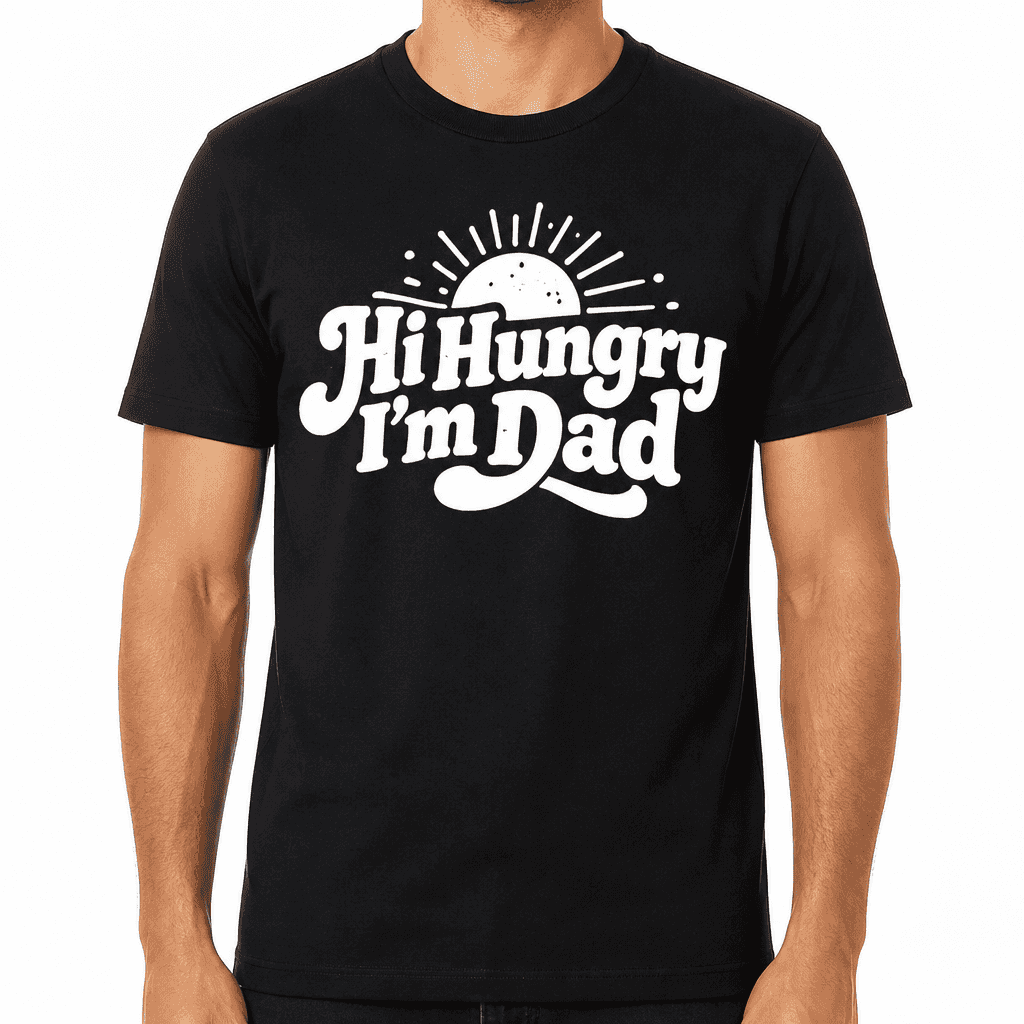 Funny T-Shirt for Dads β Hi Hungry I'm Dad