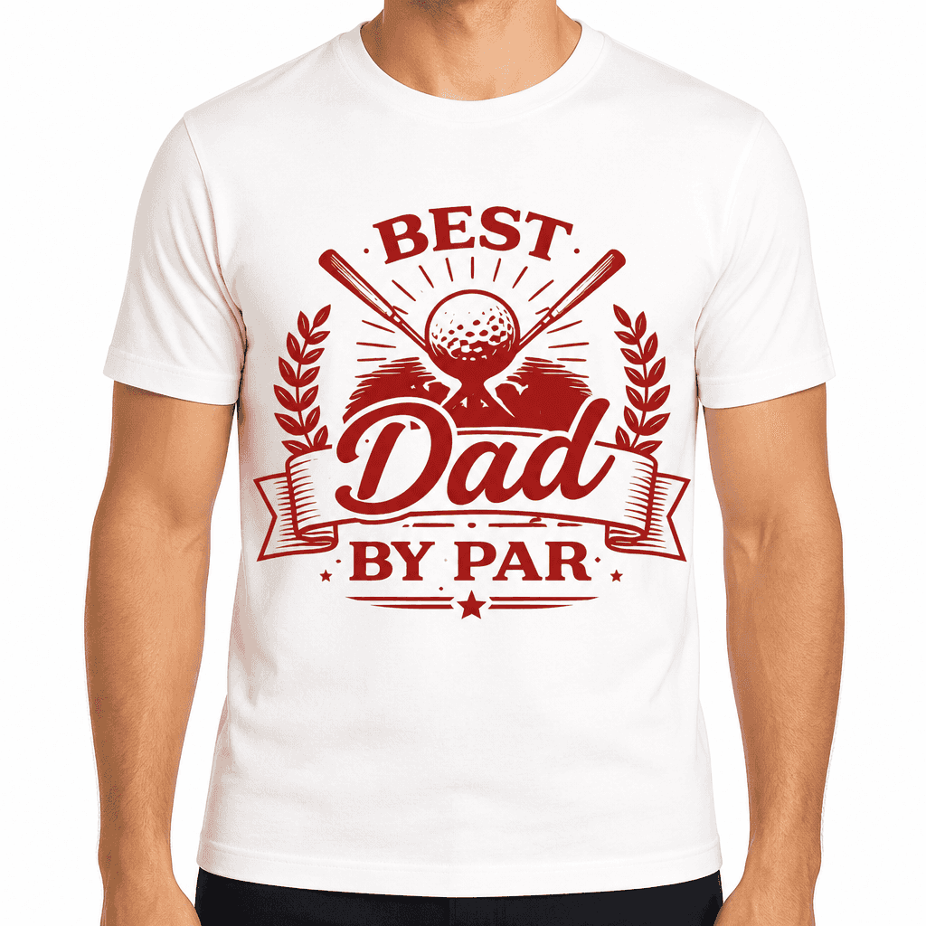 Funny T-Shirt for Golfers – Best Dad By Par