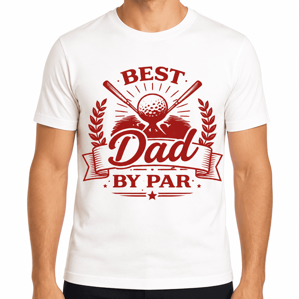 Funny T-Shirt for Golfers – Best Dad By Par