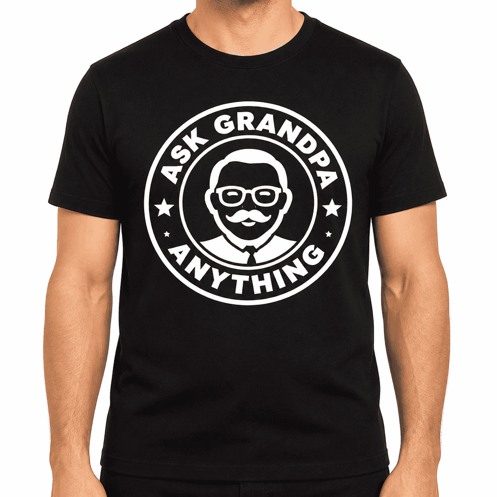 Ask Grandpa Anything Funny T-Shirt
