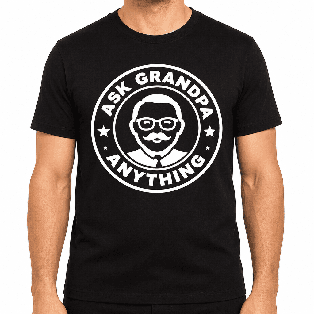 Ask Grandpa Anything Funny T-Shirt