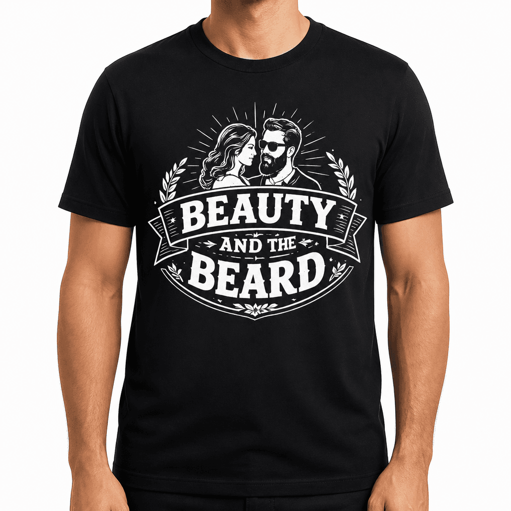 Beauty And The Beard Funny T-Shirt