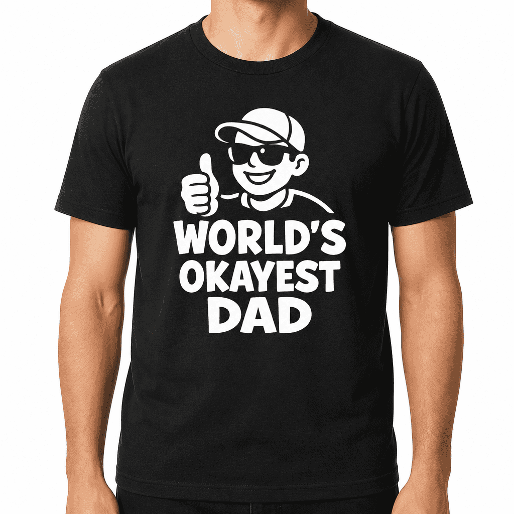 World’s Okayest Dad Funny T-Shirt