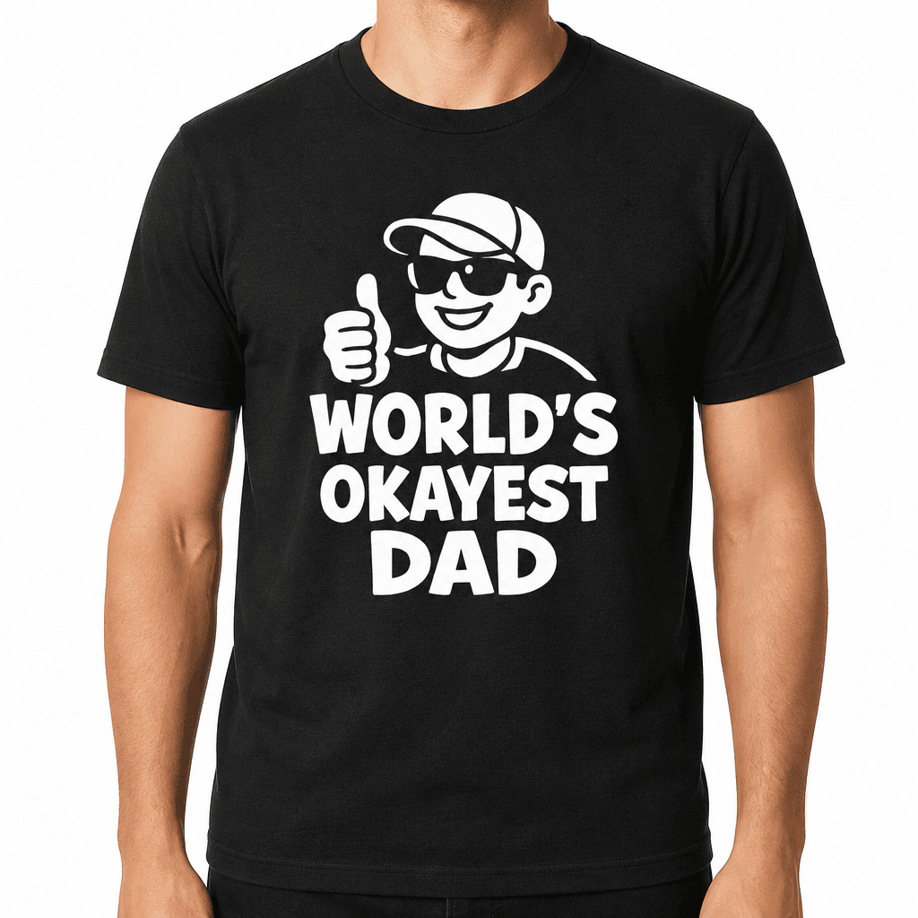 World’s Okayest Dad Funny T-Shirt