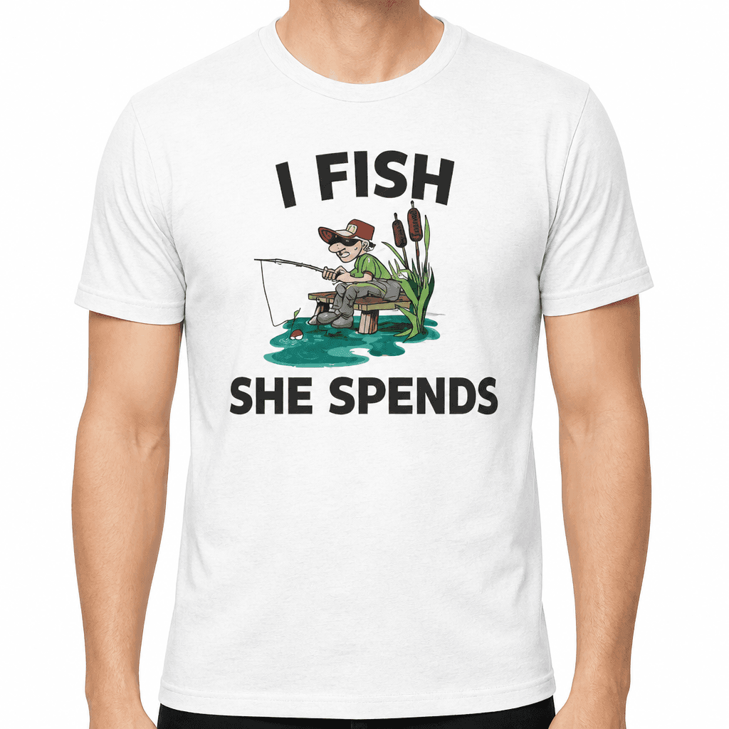 I Fish She Spends - T-Shirt