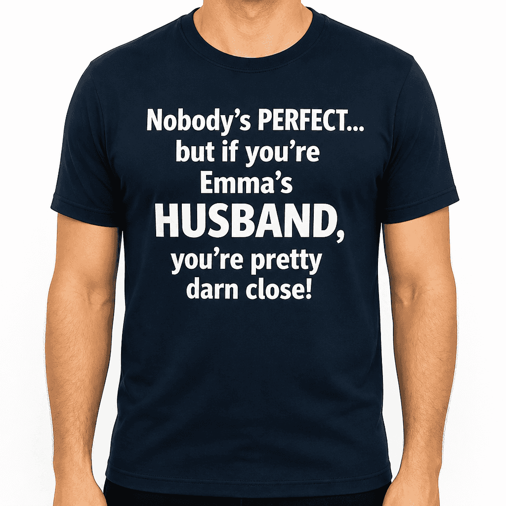 Nobody’s Perfect Emma’s Husband - T-Shirt