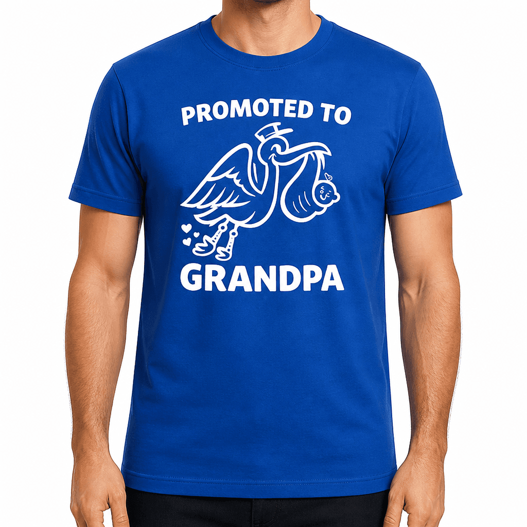 Promoted To Grandpa - T-Shirt