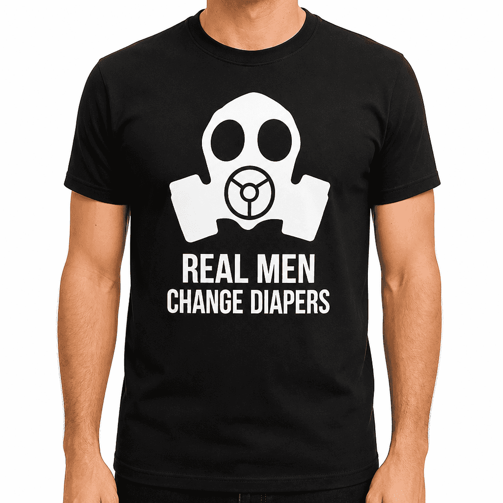 Real Men Change Diapers - T-Shirt