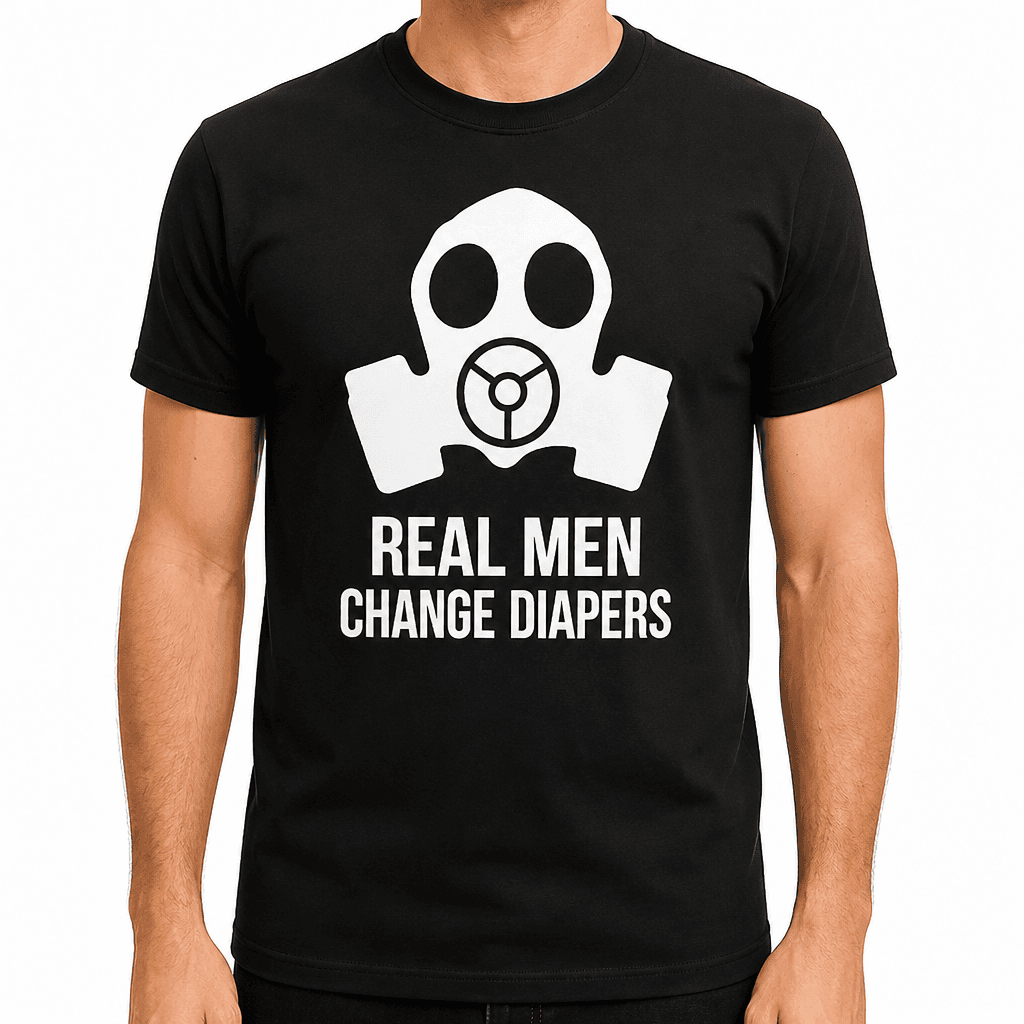 Real Men Change Diapers - T-Shirt