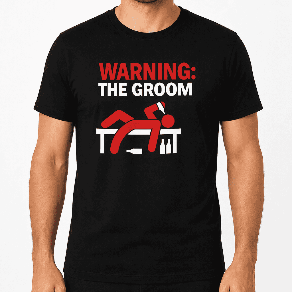 WARNING THE GROOM - T-Shirt