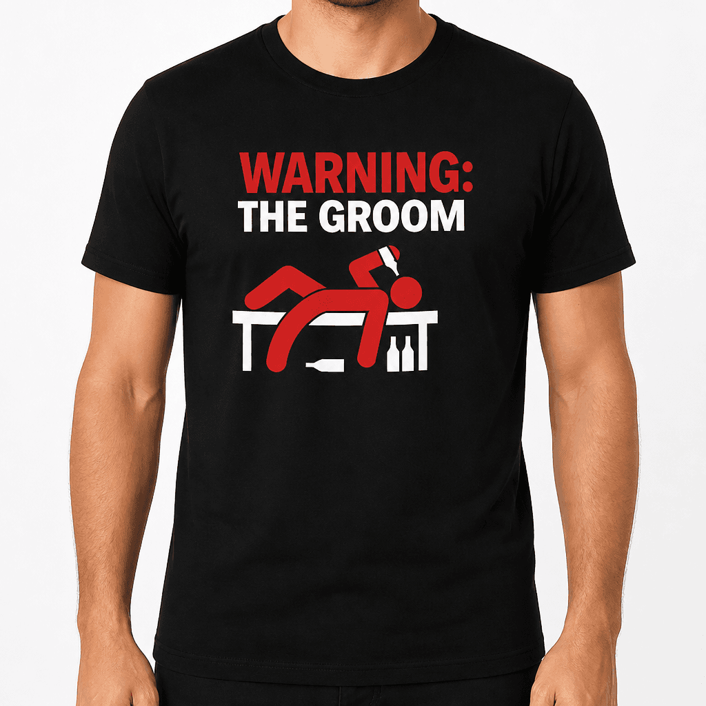 WARNING THE GROOM - T-Shirt