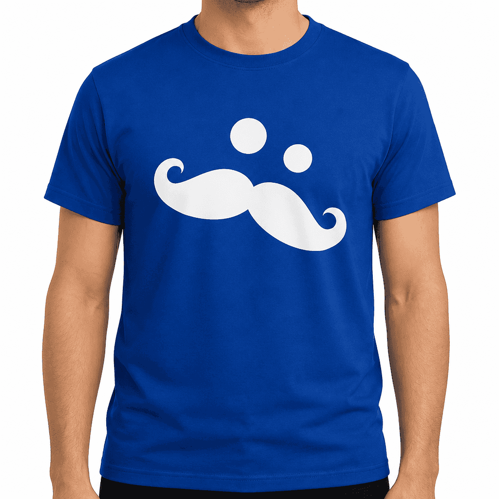 Words Fail Mustache - T-Shirt