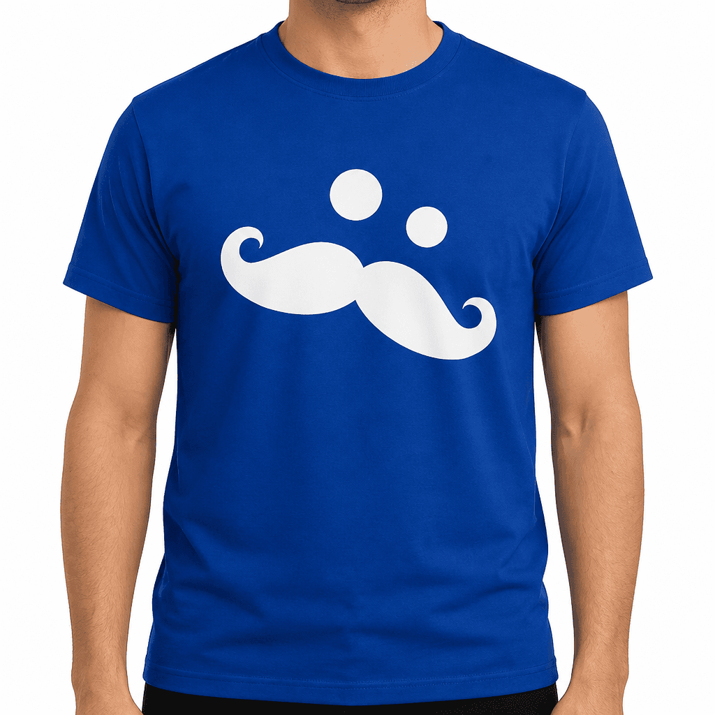 Words Fail Mustache - T-Shirt