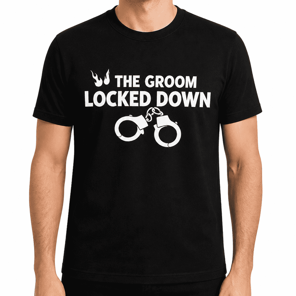The Groom Locked Down - T-Shirt