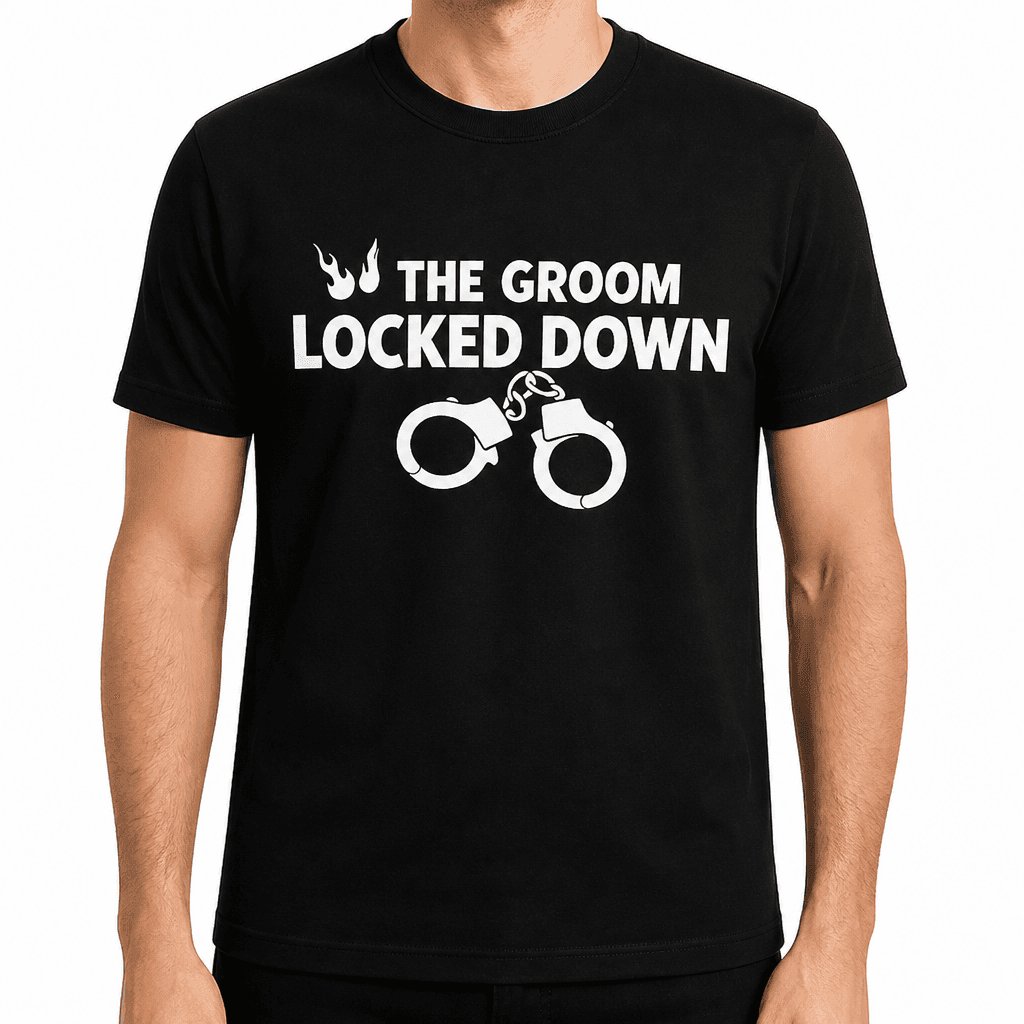 The Groom Locked Down - T-Shirt