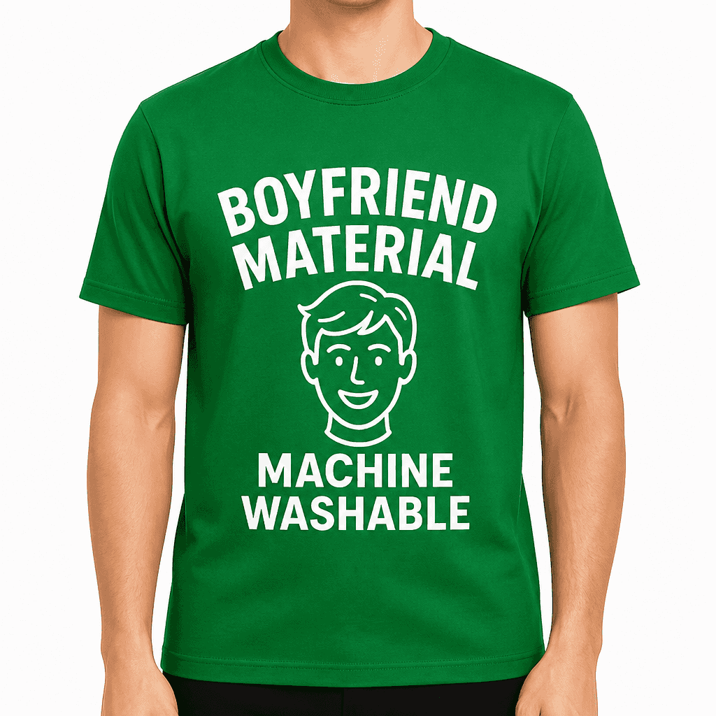 Boyfriend Material β Machine Washable T-Shirt
