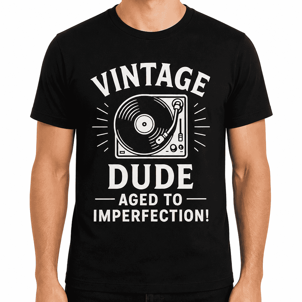 Vintage Dude – Aged to Imperfection T-Shirt